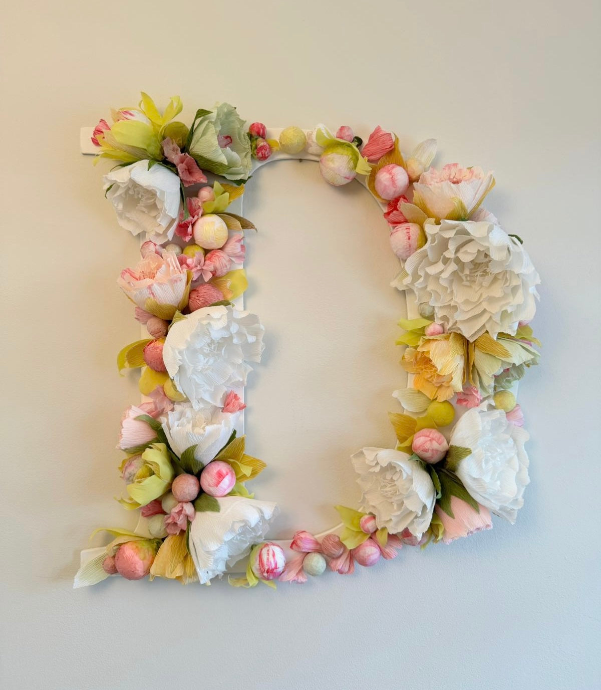 Pastel Pink Floral Alphabet Letters (pre-order)