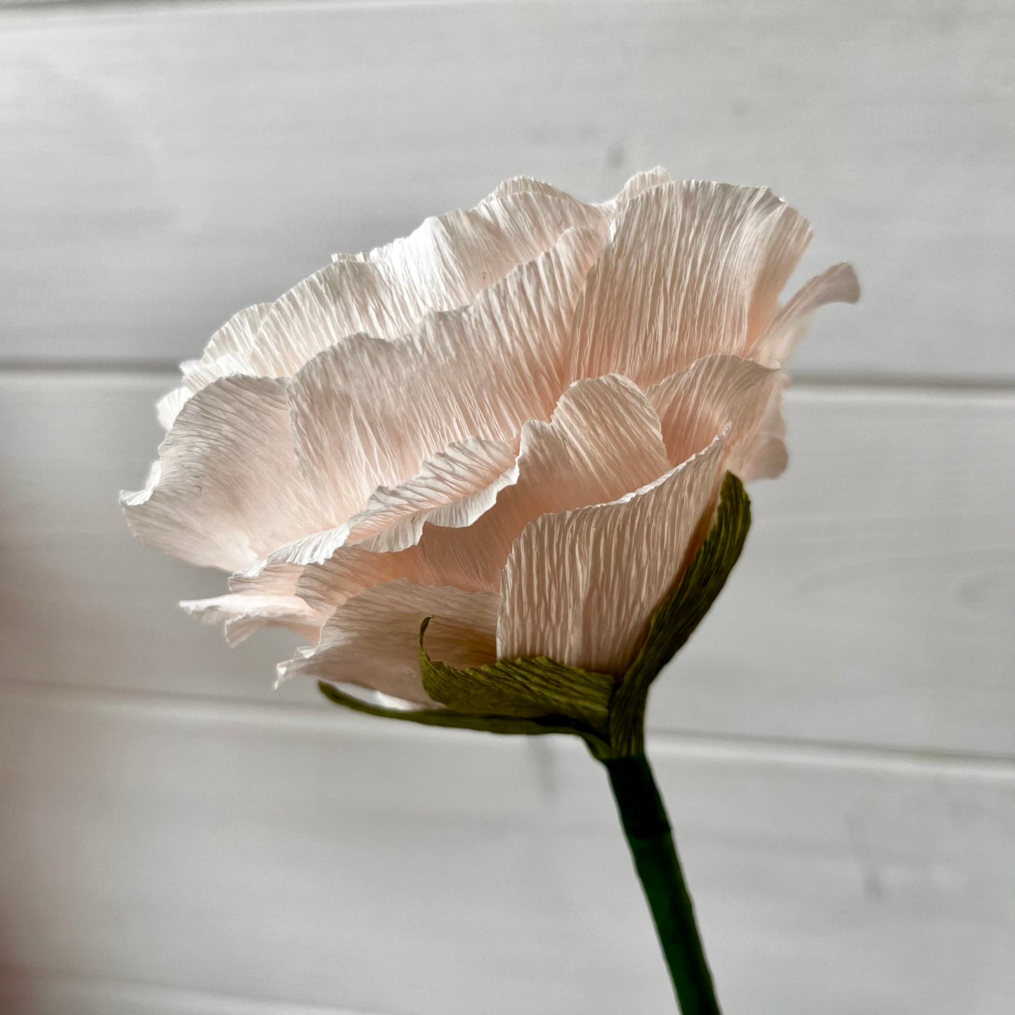 Tonal Pink Crepe Paper Rose